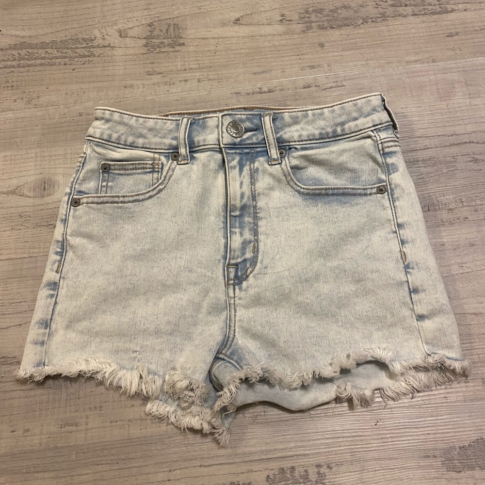 AE Ne(x)t Level High-Waisted Denim Short Short